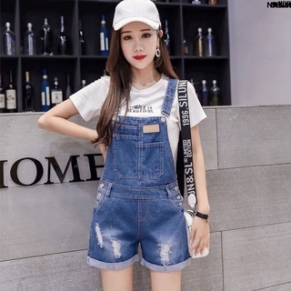 Clothing Sweet Hanging Short Summer Pants Cover Straps New Style Wide Overalls Pants, Personal Wear Denim Hundred Korean Version Women's Back Suspenders 2019 Loose Slimmer Look Small Set Ripped Pants} Leggings Girls?