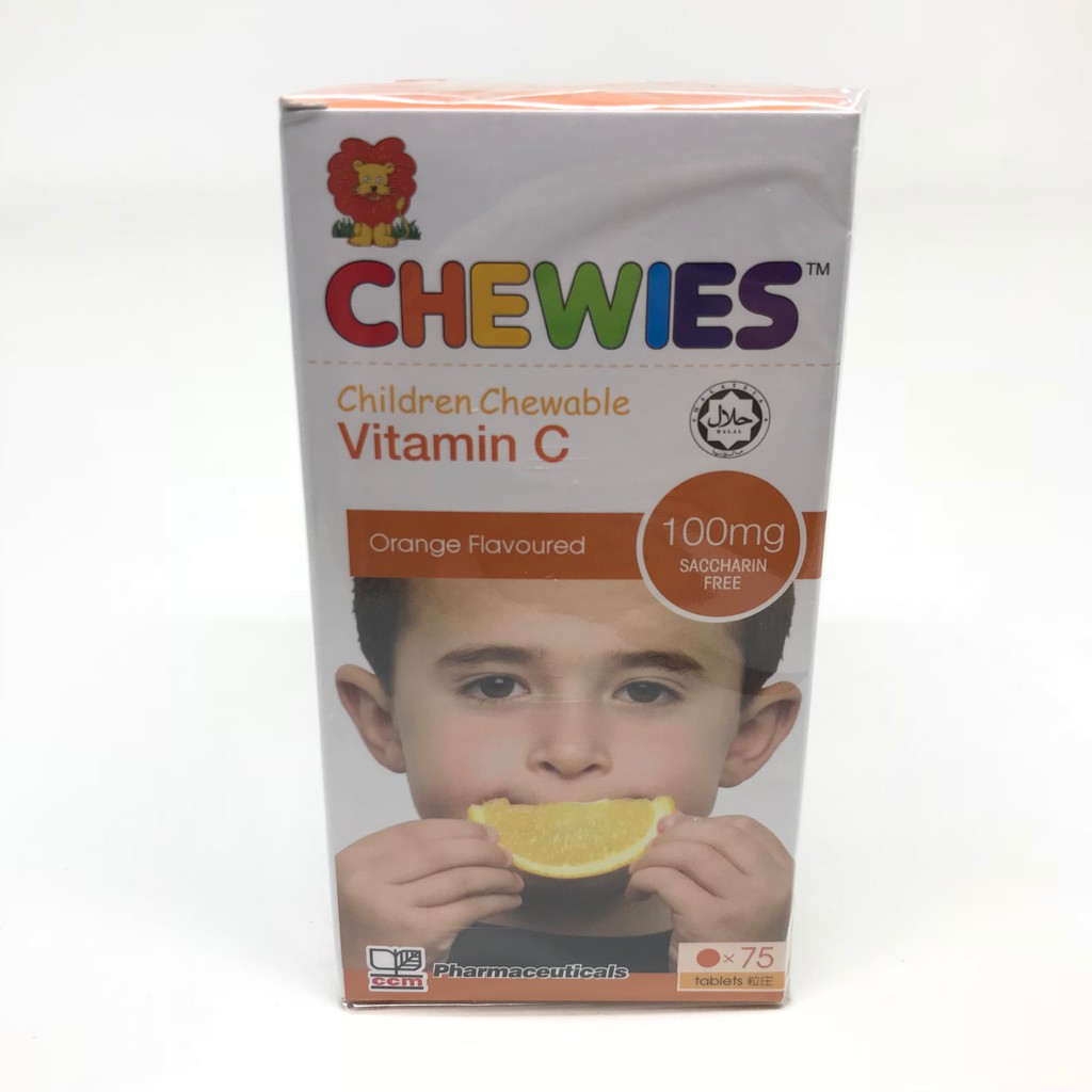 Chewies Children Chewable Vitamin C 100mg 75s