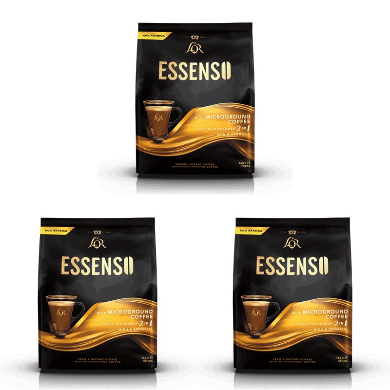 [Bundle of 3] ESSENSO MicroGround Instant Coffee 2in1 Coffee