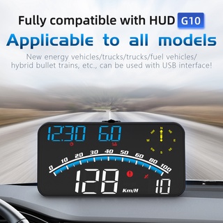 Head Up Display Car Speedometer HUD GPS OBD2 Meter HUD Head Up Display Alarm Speed Gauge 汽车甜头显示器超速报警