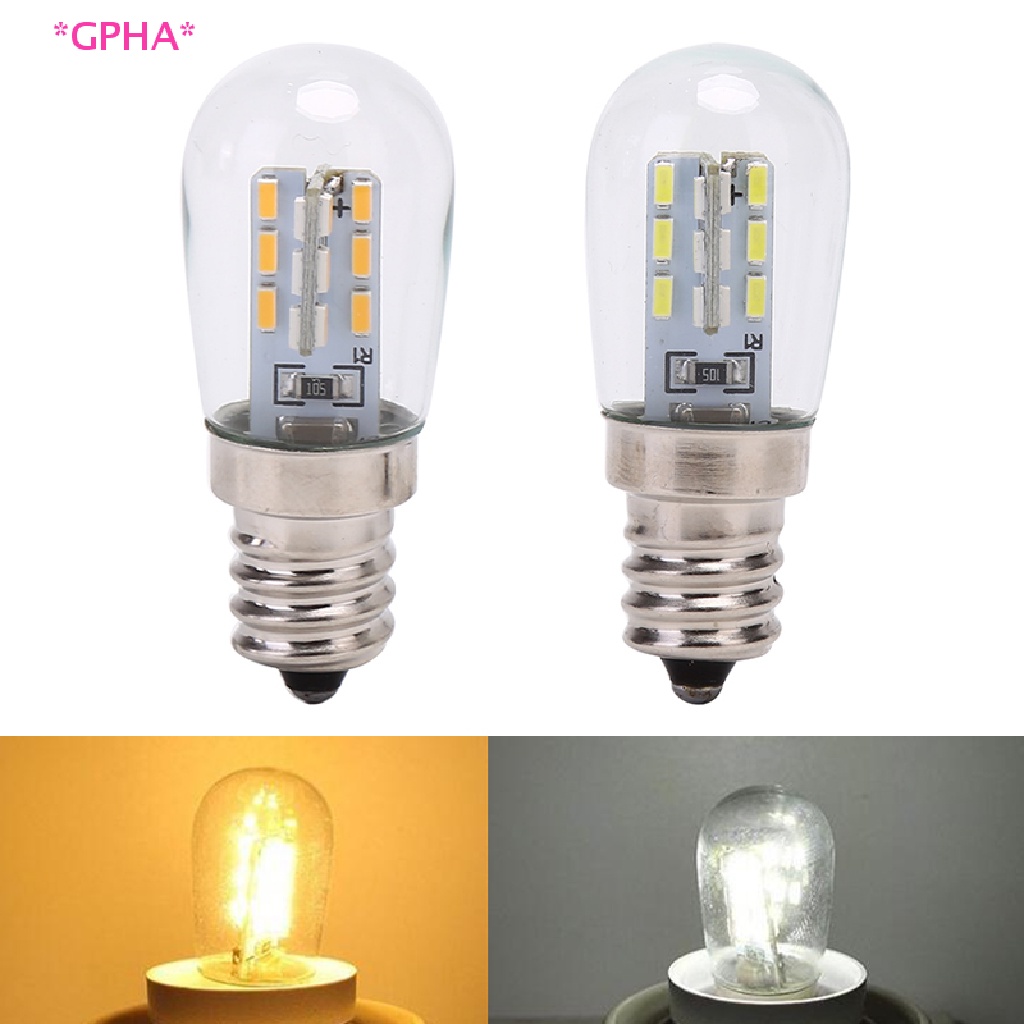 GPHA> LED Light Bulb E12 Glass Shade Lamp Lighg For Sewing Machine