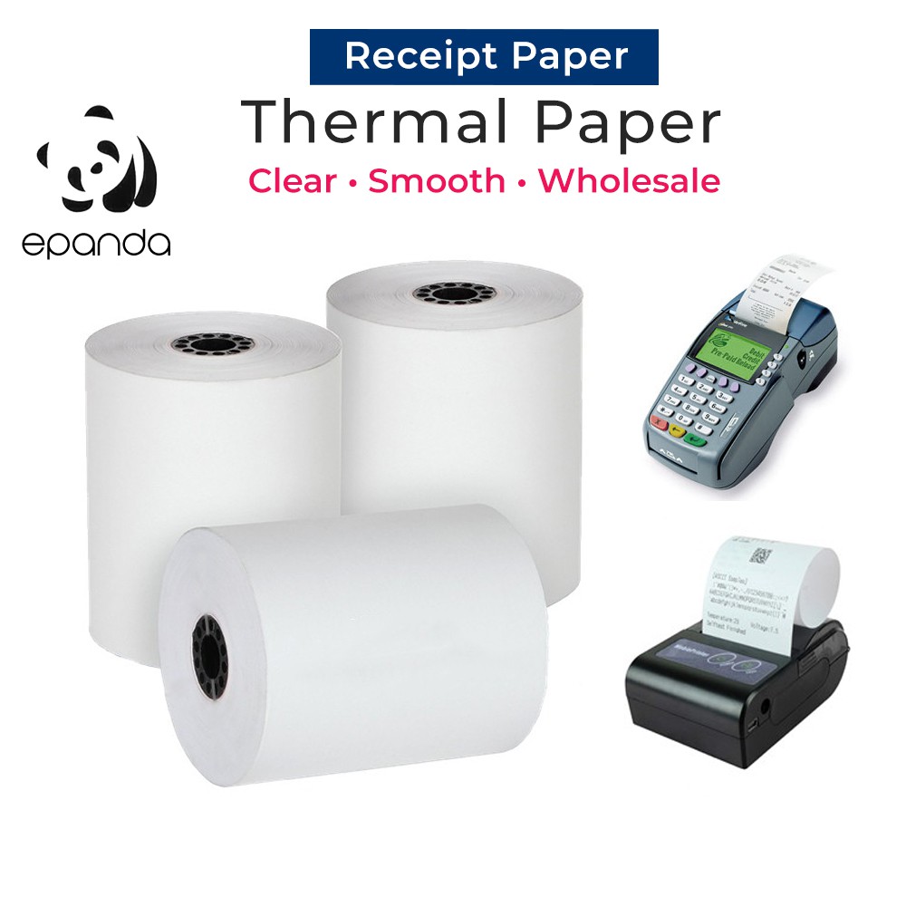 Thermal Receipt Paper Thermal Paper Roll Kertas Resit Cash Register