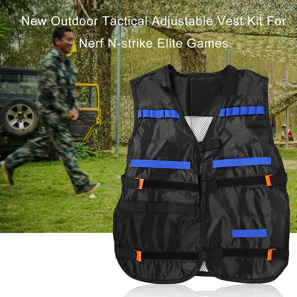 New Outdoor Tactical Adjustable Vest Kit For Nerf Nstrike Elite Games