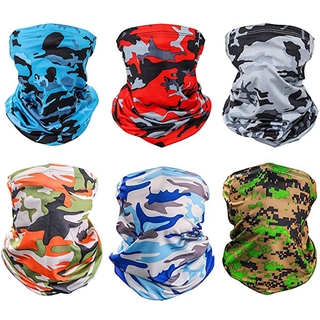 Image of Ice silk Camouflage Scarf / Climbing Hiking Scarf / Sport Headwear Bandanas / Motorcycle Turban Band / Outdoor Cycling Headband Cover / Windproof UV Protection Camouflage Bandana / Neck Scarves Headwear