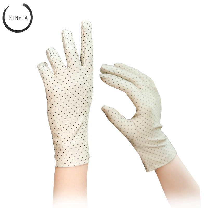 flesh coloured cotton gloves