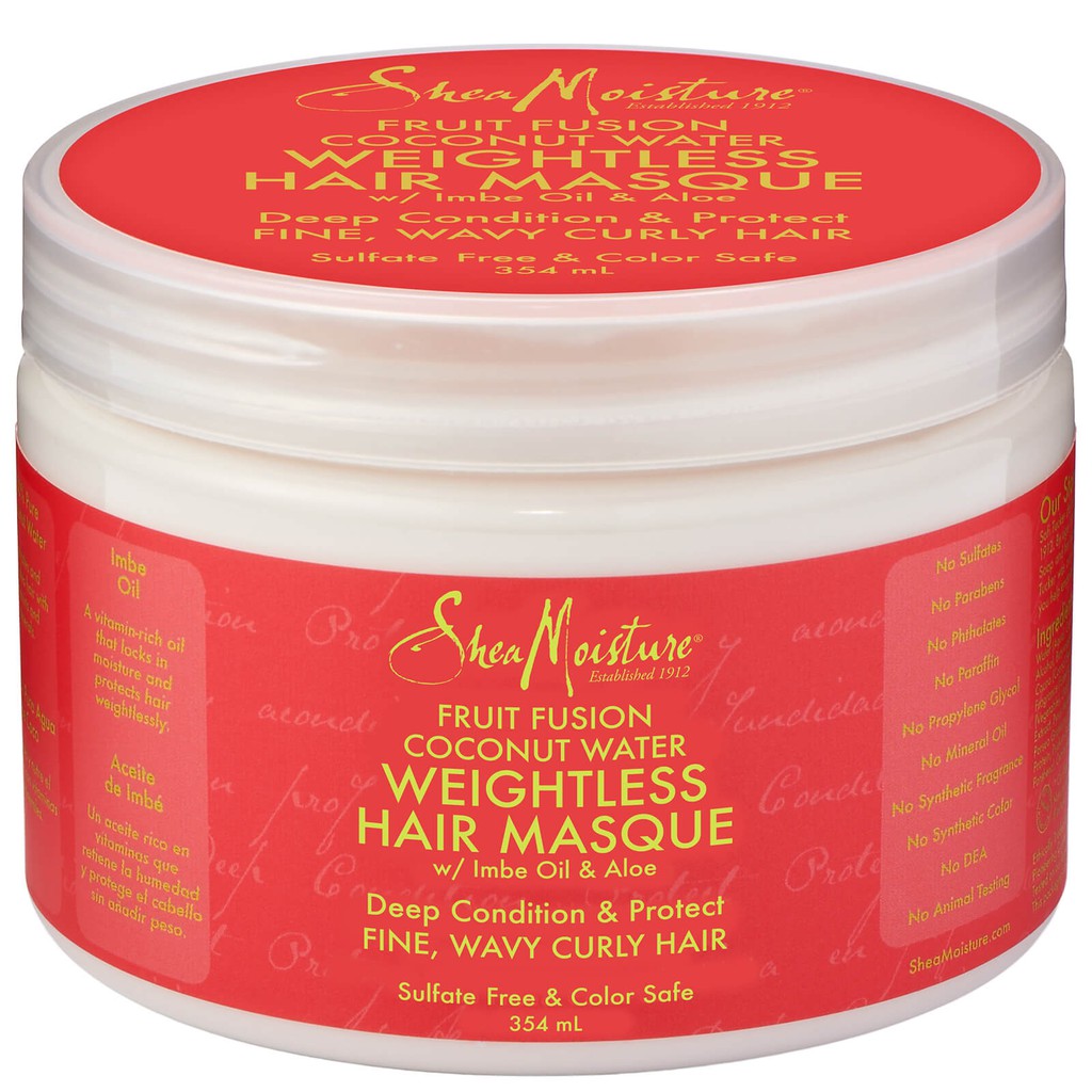 shea moisture coconut masque