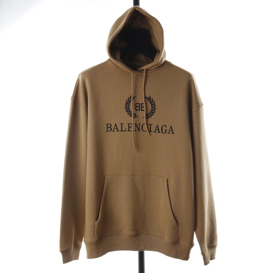 balenciaga brown hoodie