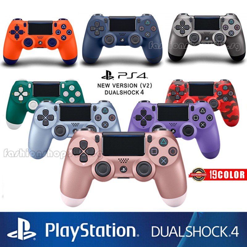 Ps4 Gaming Controllers Dualshock 4 Wireless Controller Gamepad Joystick 10 Colors Choices Shopee Singapore