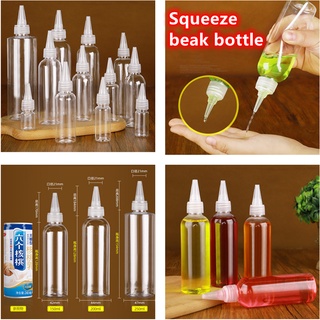 【Ready Stock】Plastic Squeeze Dropper Bottles Ink Glue Empty Container Organizer  Split  Transparent
