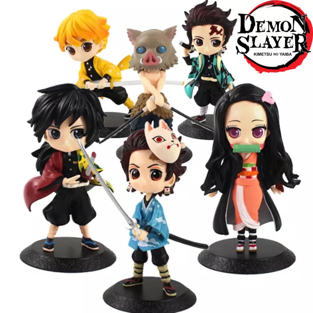 Action Figure Qposket Kimetsu No Yaiba Demon Slayer Q Posket Tanjiro Nezuko Zenitsu Hashira Inosuke Shopee Singapore