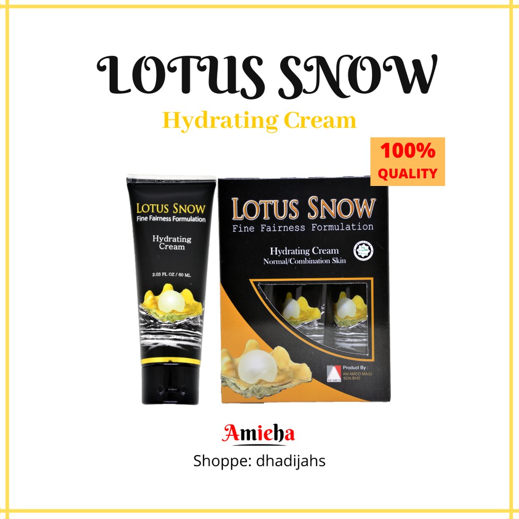 lotus snow hydrating cream