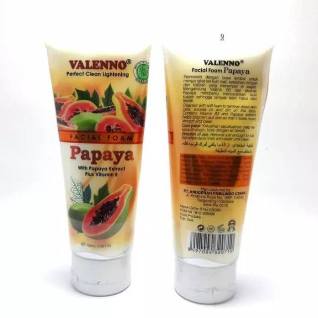 papaya facial foam