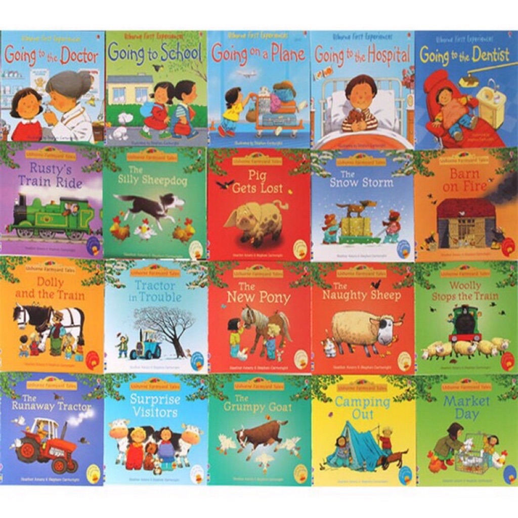 Usborne Farmyard Tales (20 books/set) | Shopee Singapore