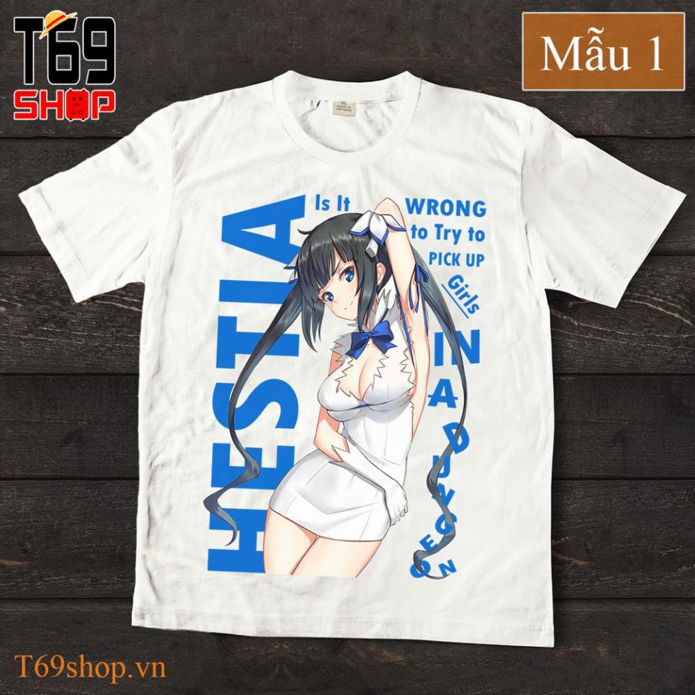 MẪU MỚI Áo thun anime DanMachi (Có nhiều mẫu) dành cho các fan