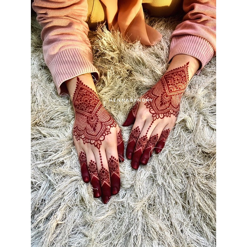 Inai Painting Instant Special Mix Bride Black Henna Durable 25gram Inai Kon Hot Selling Shopee Singapore