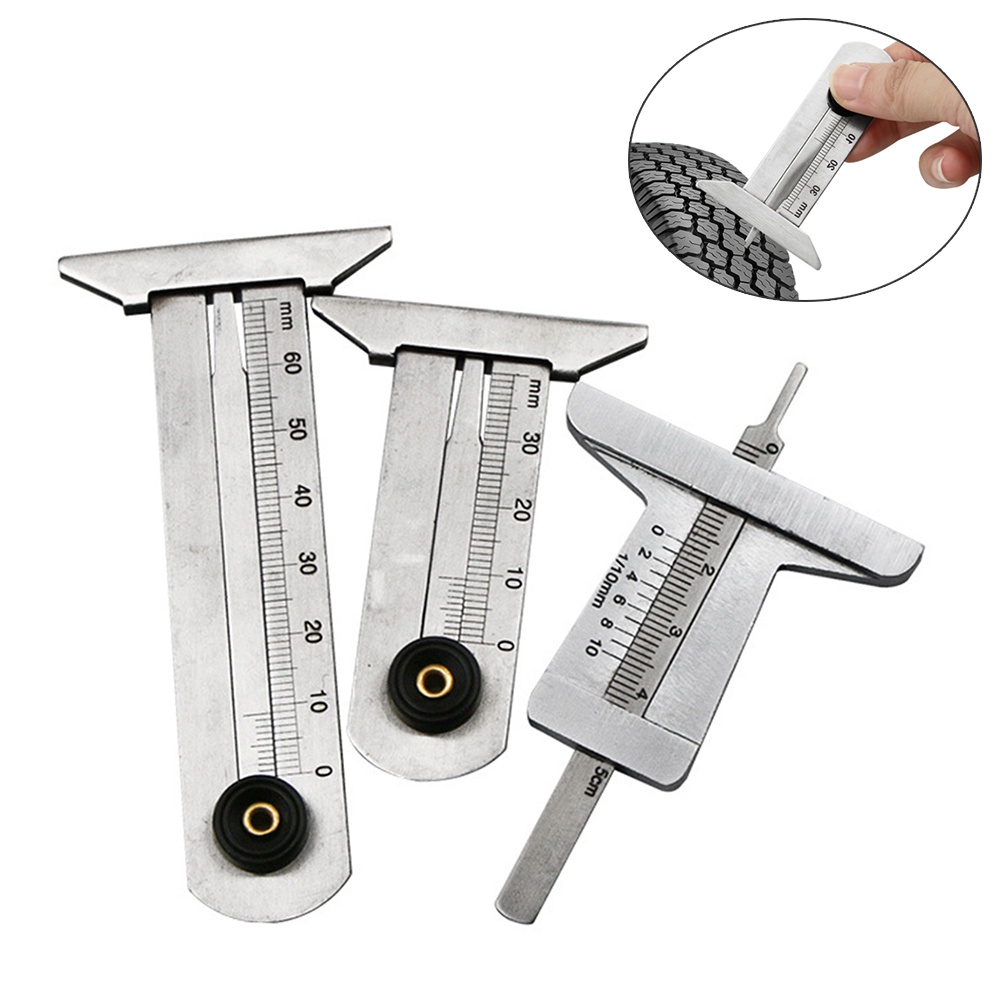 Tire Tread Depth Gauge 030/50/60 Wheel Grain Depth Gauge for Cars