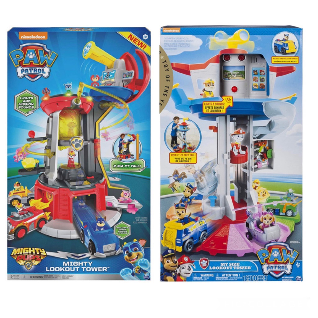 paw patrol my size lookout tower