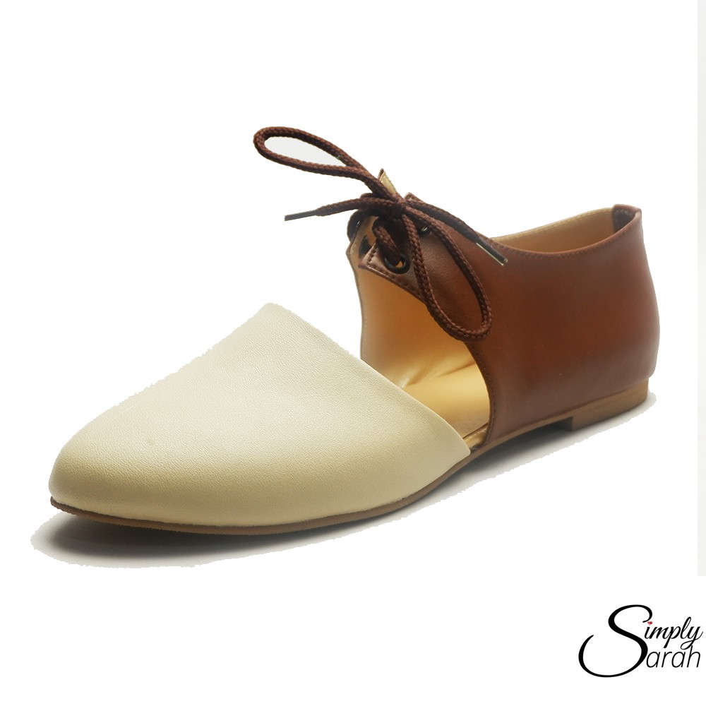 Marikina Made Ladies Dual Color Leatherette Ankle Boots-like Flat Shoes - Gem