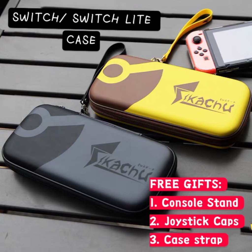 Sg Ready Stocks Switch Switch Lite Case Bags Pouch Nintendo Pokemon Eevee Pikachu Dva Overwatch Cute Shopee Singapore