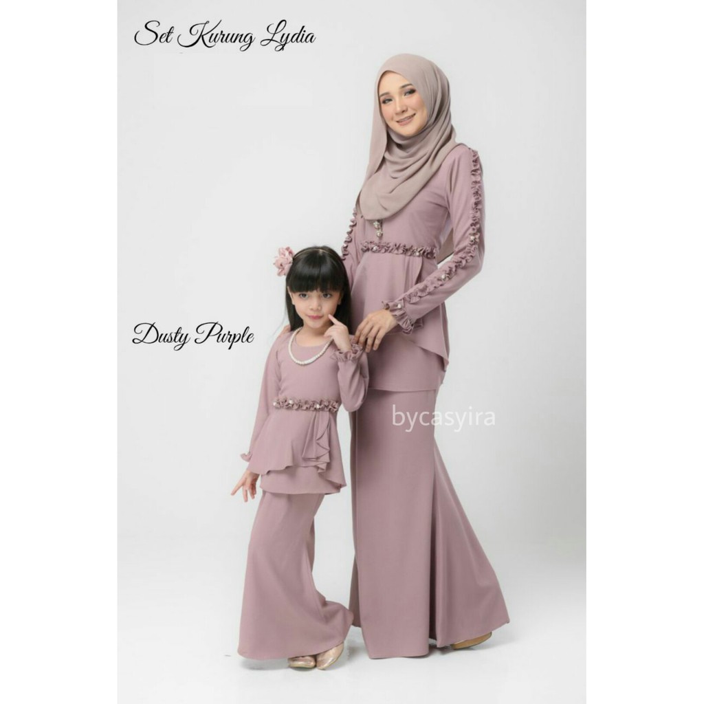  Baju  Kurung  Raya 2021  Sedondon Ibu Anak Baju  kurung  
