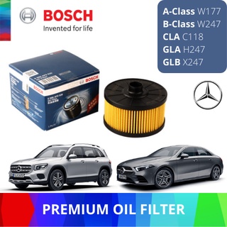 BOSCH Oil Filter for Mercedes A, B, CLA, GLA, GLB Class