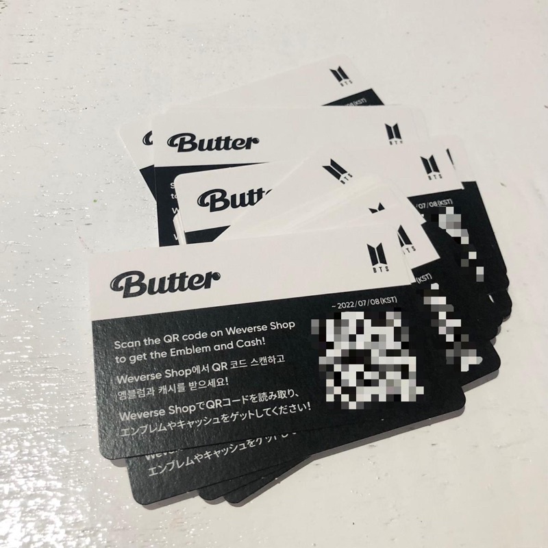 Kstuffind Butter Qr Code Bighit Txt Bts Enhypen Barcode Before In Scan Weverse Carnival Free Foe Shopee Singapore