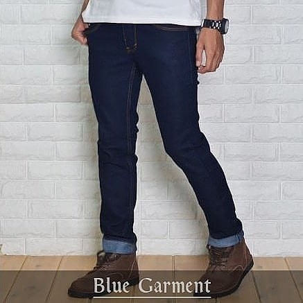 Jeans Men Slim Fit G9d3 Pants Skinny Celanajeans Celanacowok Jeans Blemish 2 R0r9 Raw Denim Indigo Blu Shopee Singapore