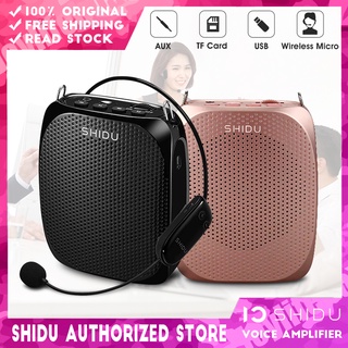 SHIDU S615 UHF Wireless Voice Amplifier Portable Mini Audio Loud Speaker Lautsprecher for Teachers Tourrist With Free Gift