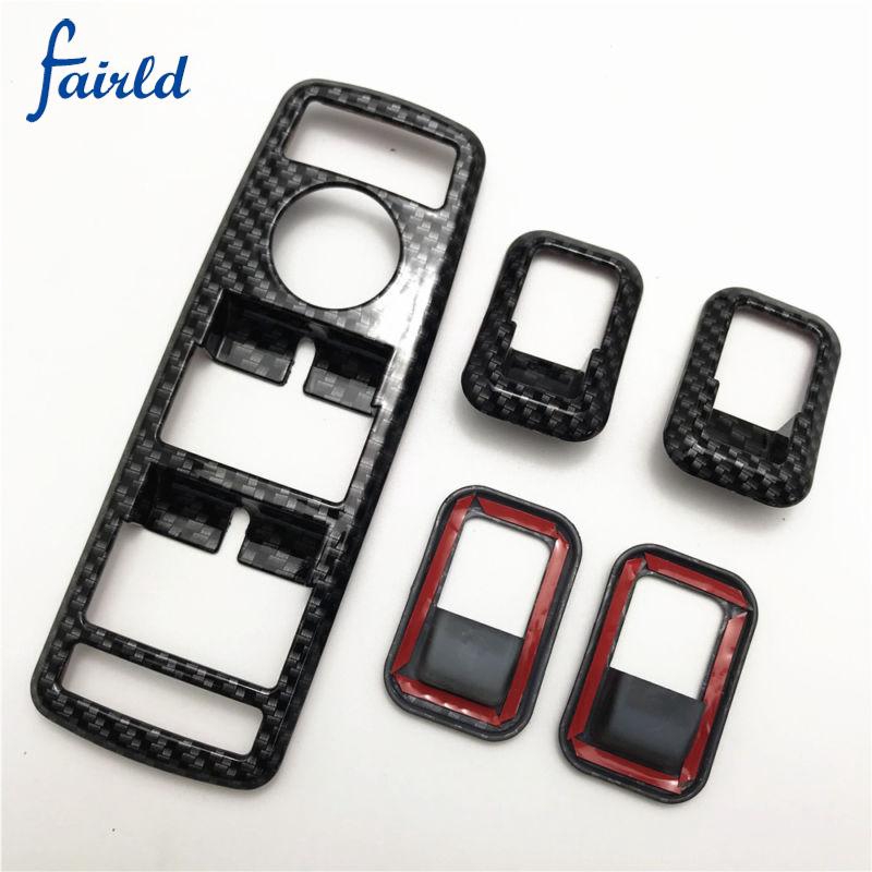 Window Switch Cover For Benz A B C E G GLE Carbon fiber style Button W176 W204