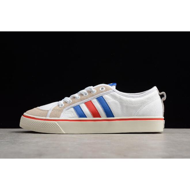 adidas shoes red white blue