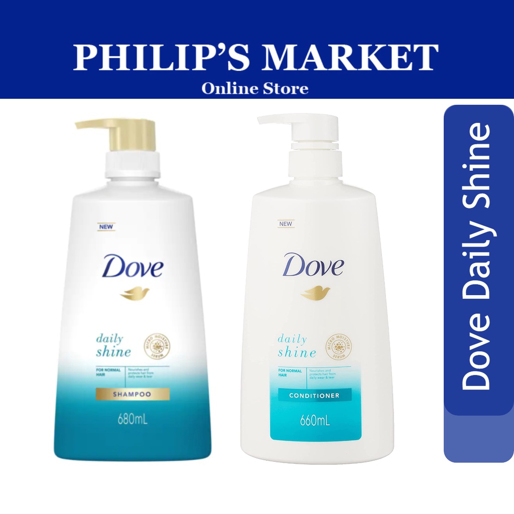 Dove Daily Shine Shampoo And Conditioner Shopee Singapore 6997