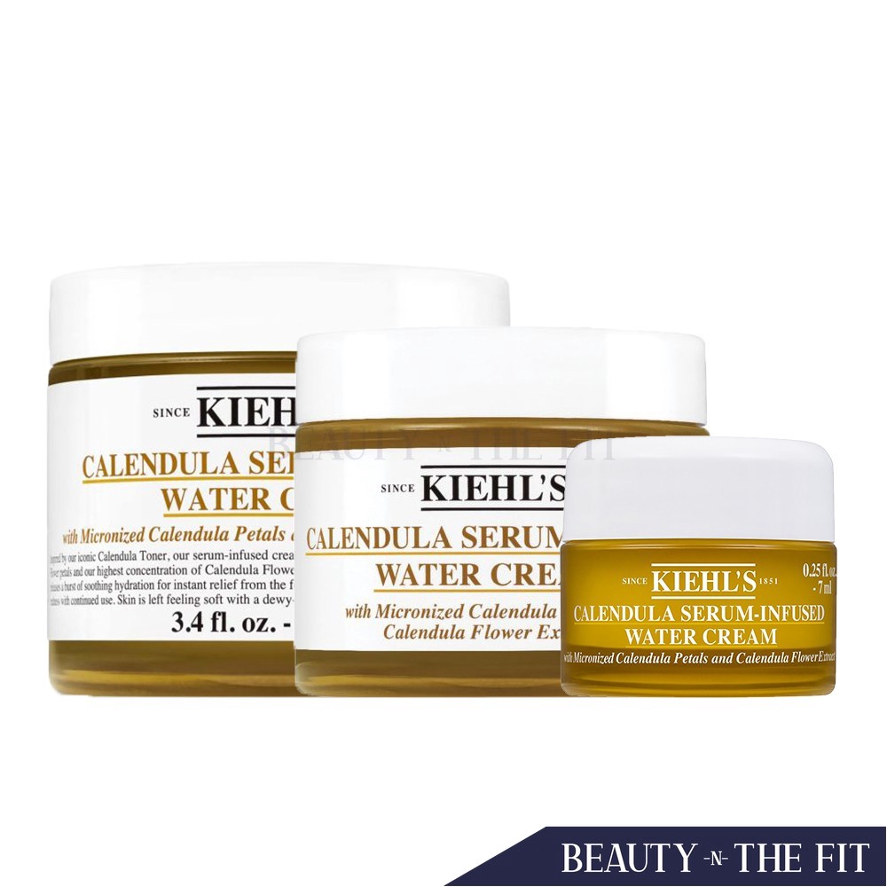Kiehl's Calendula SerumInfused Water Cream 7ml/50ml/100ml Shopee