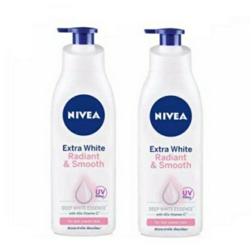 Nivea Extra White 2 X 400ml 2 Bottle Radiant Smooth Body Lotion Shopee Singapore