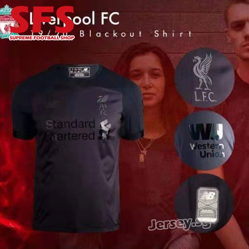 liverpool fc black jersey limited edition