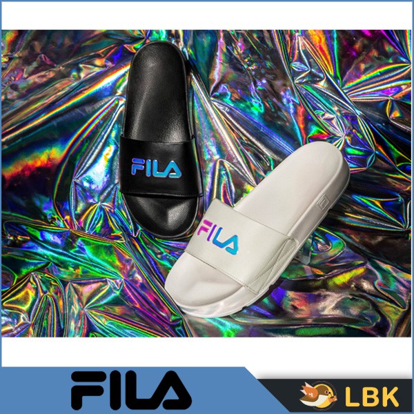 Fila best sale holographic slides