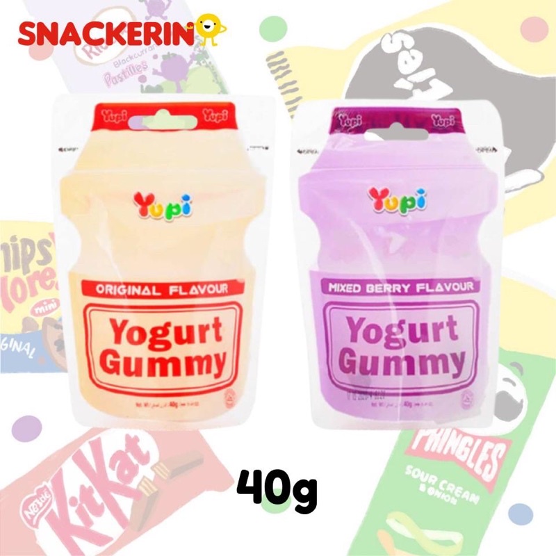 Yupi Yoghurt Gummy (40g) Shopee Singapore