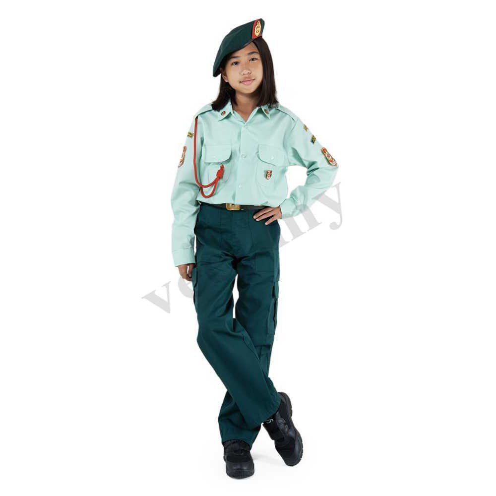 Krs Green Beret School Teenager Green Hat Krs Tkrs Shopee Singapore