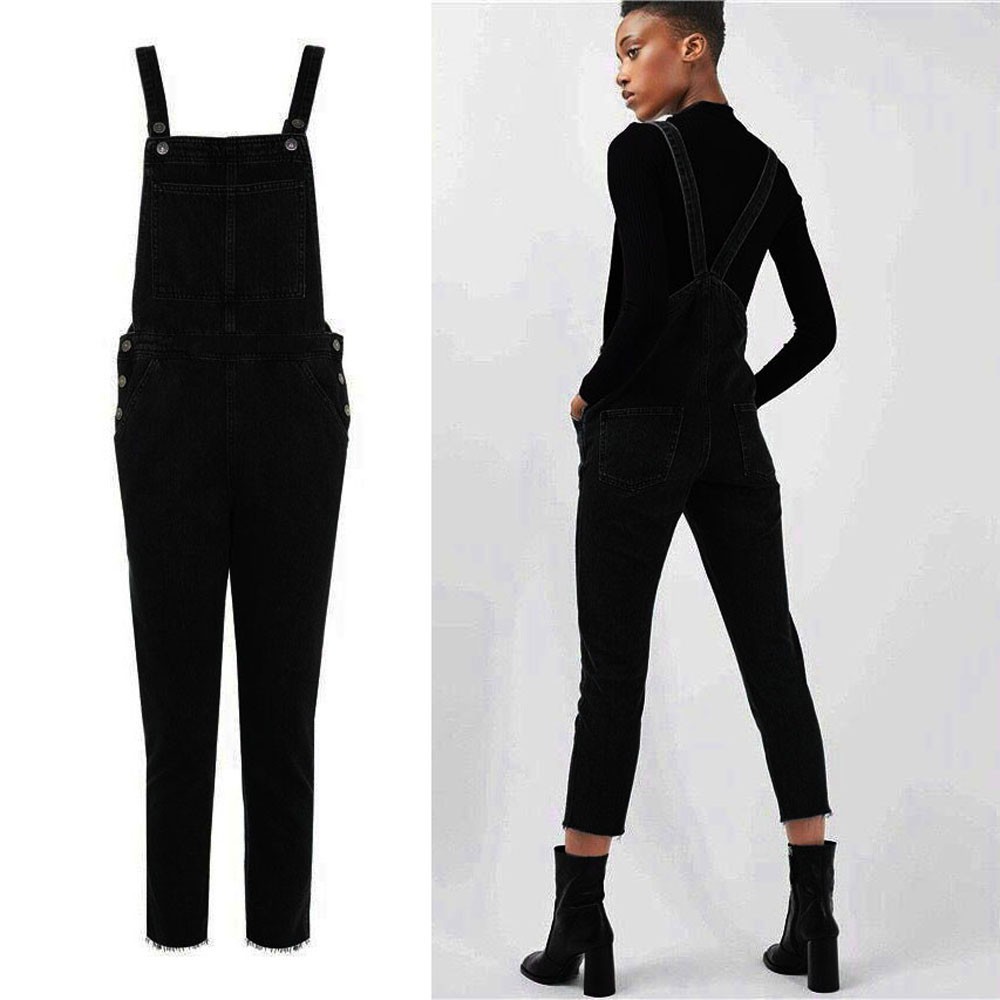 black casual jumpsuit