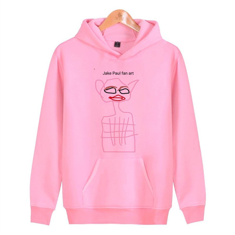 jake paul pink hoodie