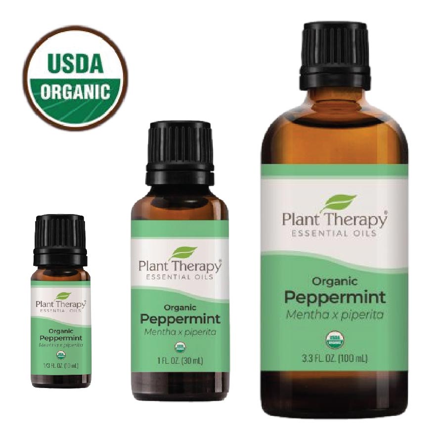 Plant Therapy Peppermint Organic Essential Oil 10ml /30ml / 100ml