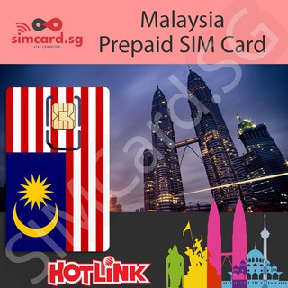 Malaysia Prepaid SIM Card for Tourist - Hotlink Maxis Prepaid Card Starter Pack + RM5 Reload/Stored Value by SIMCARD.SG