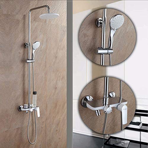 Faucet Fashion Style White Shower Faucet Cold And Hot Water Mixer