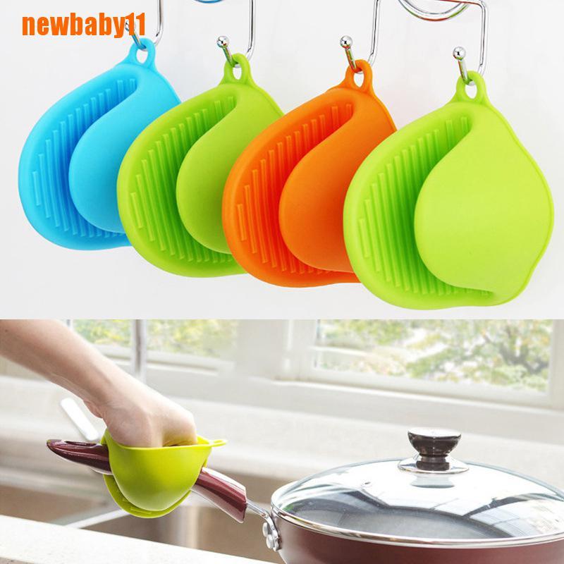 Nb 1 Pair Cooking Pinch Grips Silicone Oven Gloves Hot Pot Holder Mini Ove Shopee Singapore