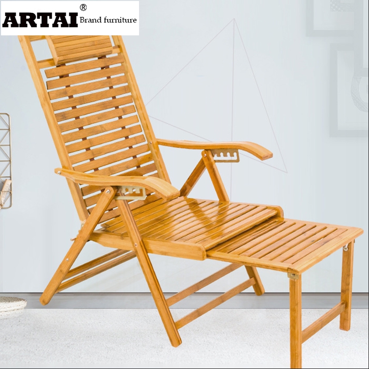 bamboo folding beach chair