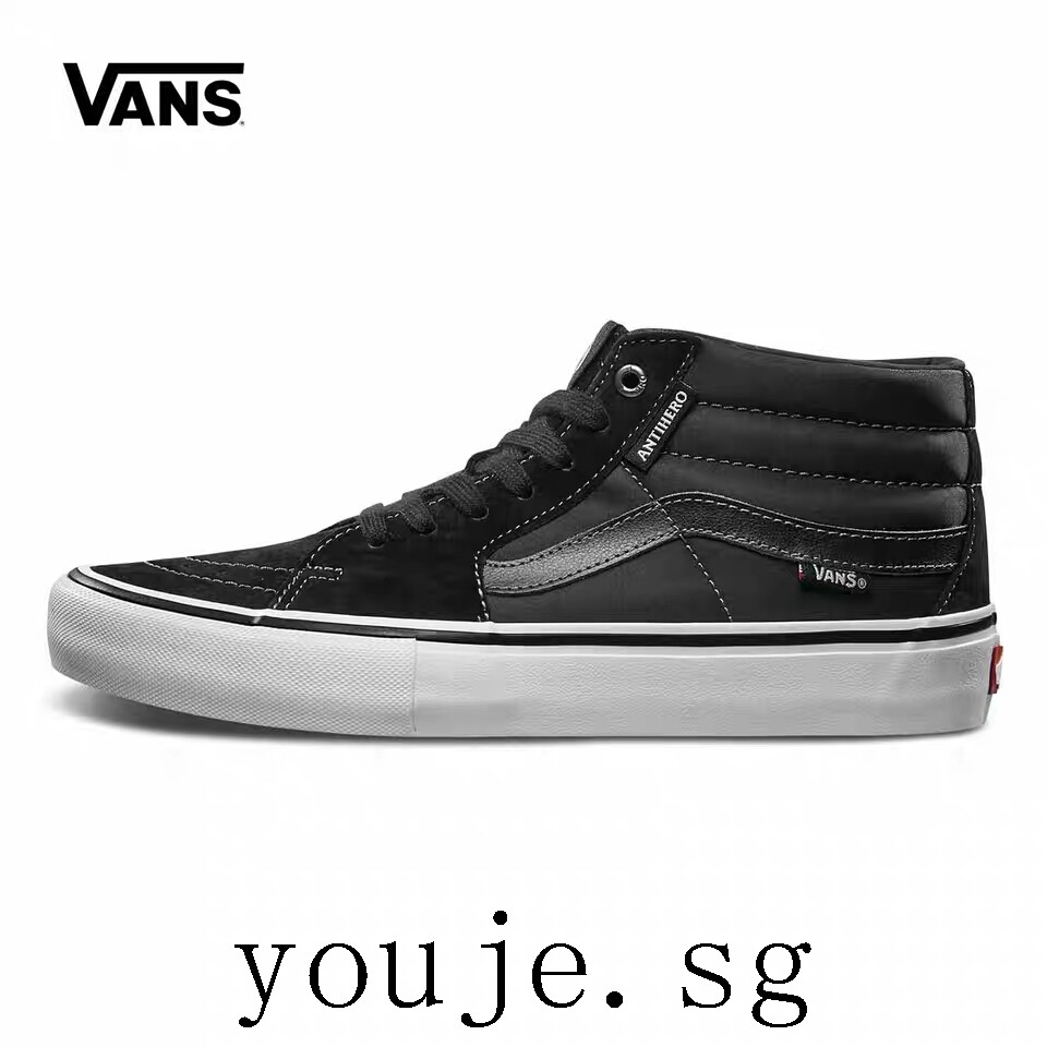 youje.sg vans SK8-MId Pro skateboard black Color fashion man shoes woman  shoes sport sneakers running shoes | Shopee Singapore