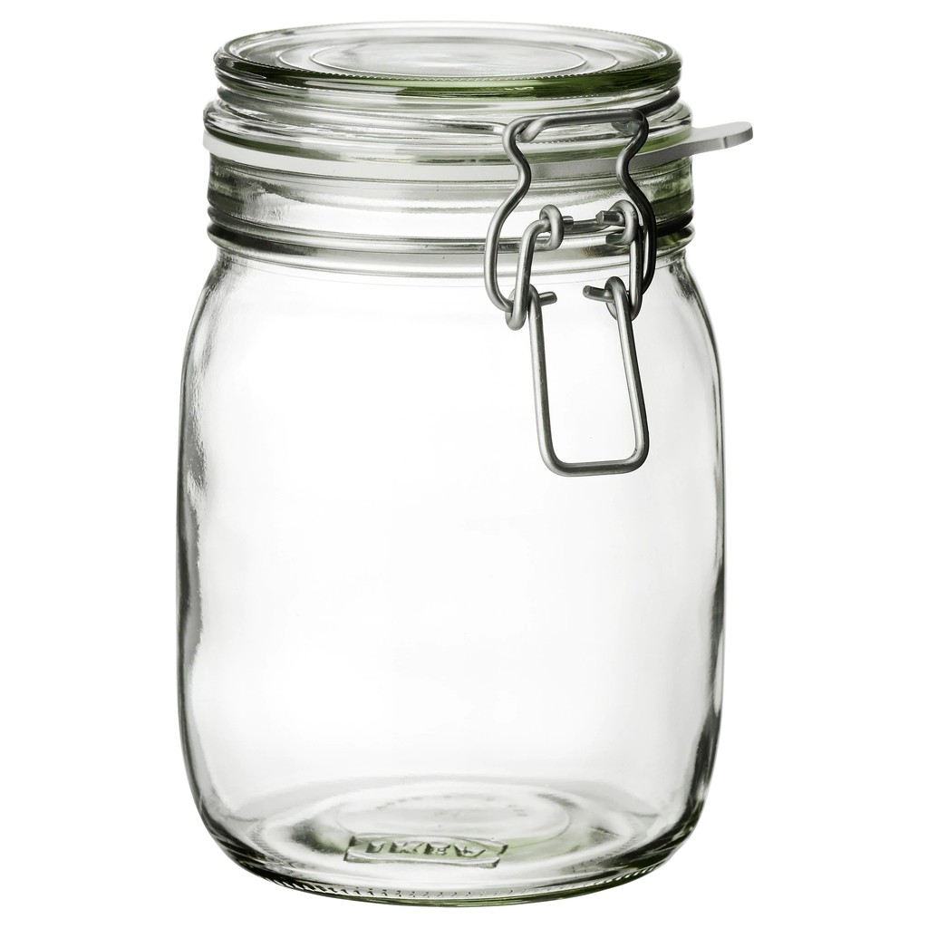 Glass Jar 1 litre ikea Shopee Singapore