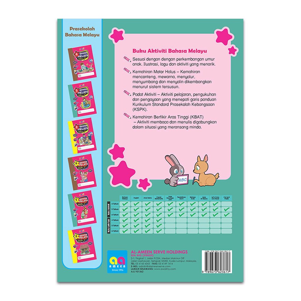 Shop Malaysia Preschool Jasmine Activitivation Book 5 Years Shopee Singapore