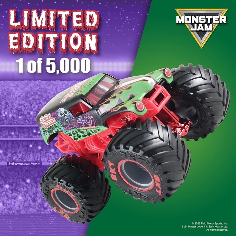 Monster Jam Limited Edition Grave Digger Th Anniversary