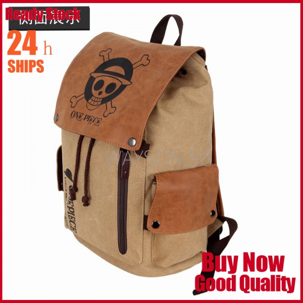 Giant Tokyo Backpack Ghoul School Bag One Piece Anime Demon Schoolbag Tail  Attack Backpack Canvas{READY STOCK} | Shopee Singapore