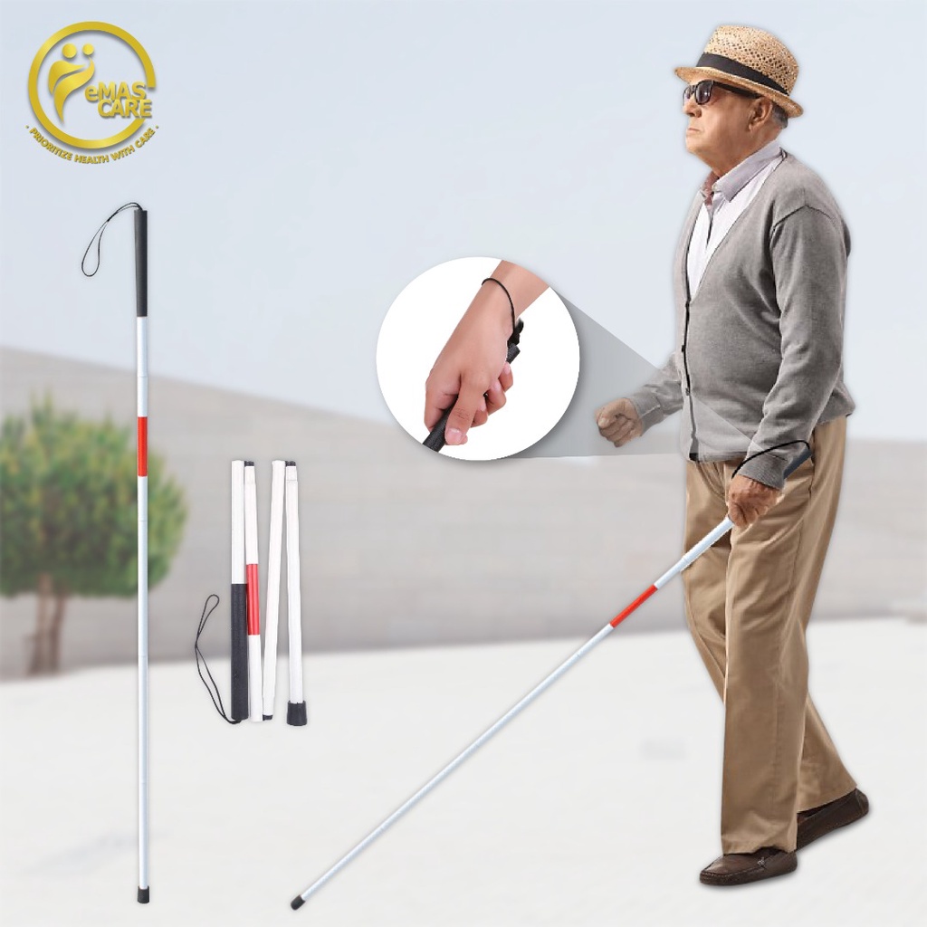 OKU Tongkat Orang Buta 1Pcs Visually Impaired Crutch Cane Blind Walking